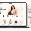 fashion ecommerce website project by sri hayavadhana showcasing modern clothing store design
