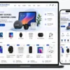 electronics ecommerce website project by sri hayavadhana featuring modern online store design