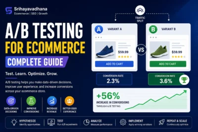 Ecommerce A/B testing services to optimize user experience and increase conversion rates in Coimbatore – Sri Hayavadhana