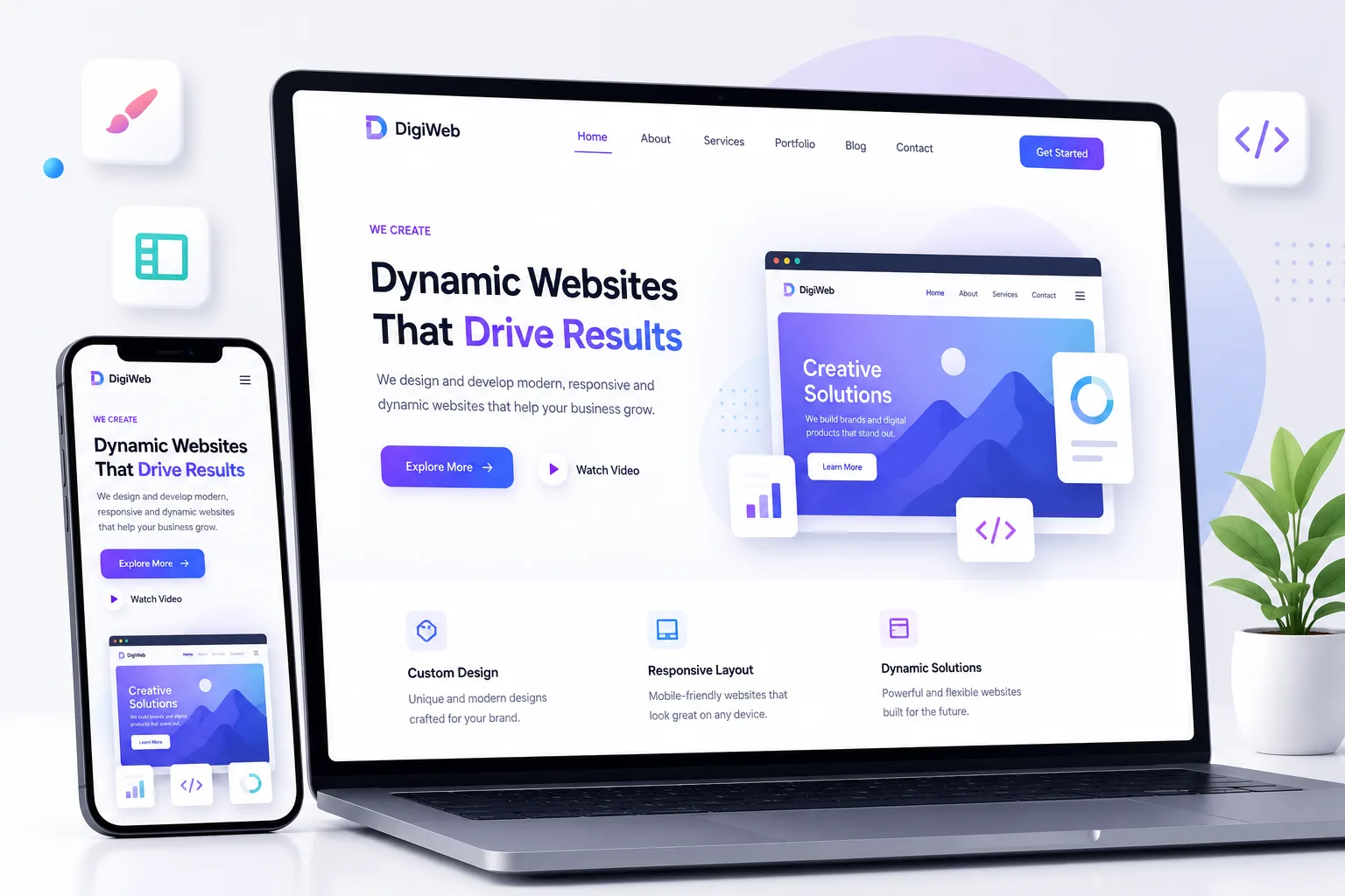 dynamic websites sri hayavadhana coimbatore