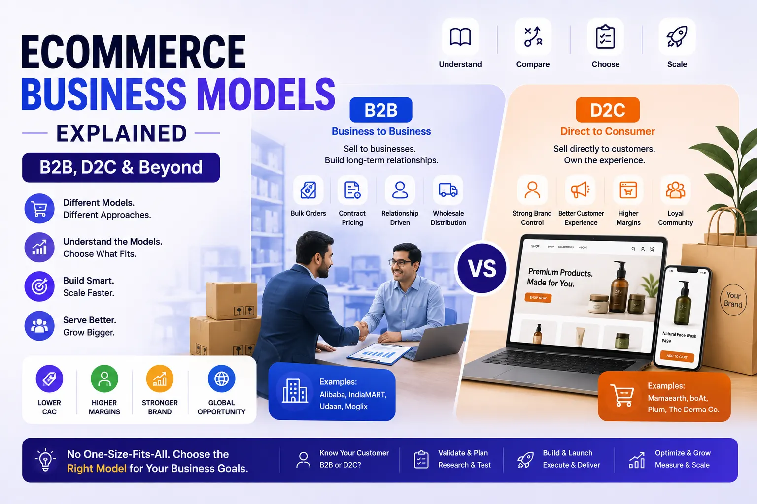 Ecommerce business models explained to help entrepreneurs choose the right online selling strategy in Coimbatore – Sri Hayavadhana