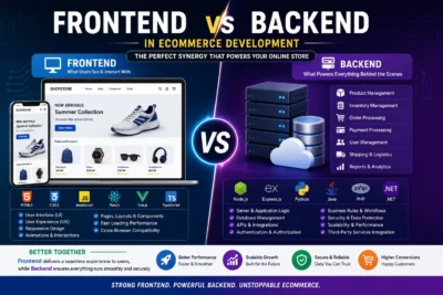 Front end vs back end ecommerce development explained to understand how both work together for a seamless online store in Coimbatore – Sri Hayavadhana