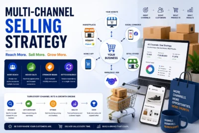 Multi-channel selling strategy to expand ecommerce reach and drive sales across multiple online platforms in Coimbatore – Sri Hayavadhana