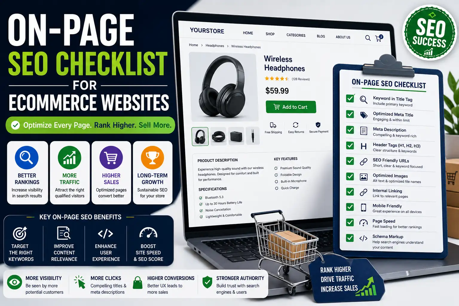 on-page SEO checklist for ecommerce websites to improve search rankings and drive organic traffic in Coimbatore – Sri Hayavadhana