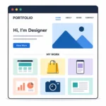 Portfolio static website design services to showcase work and skills with fast loading and professional design in Coimbatore – Sri Hayavadhana