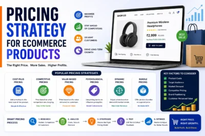 Pricing strategy for ecommerce products to maximize sales, stay competitive and improve profit margins in Coimbatore – Sri Hayavadhana