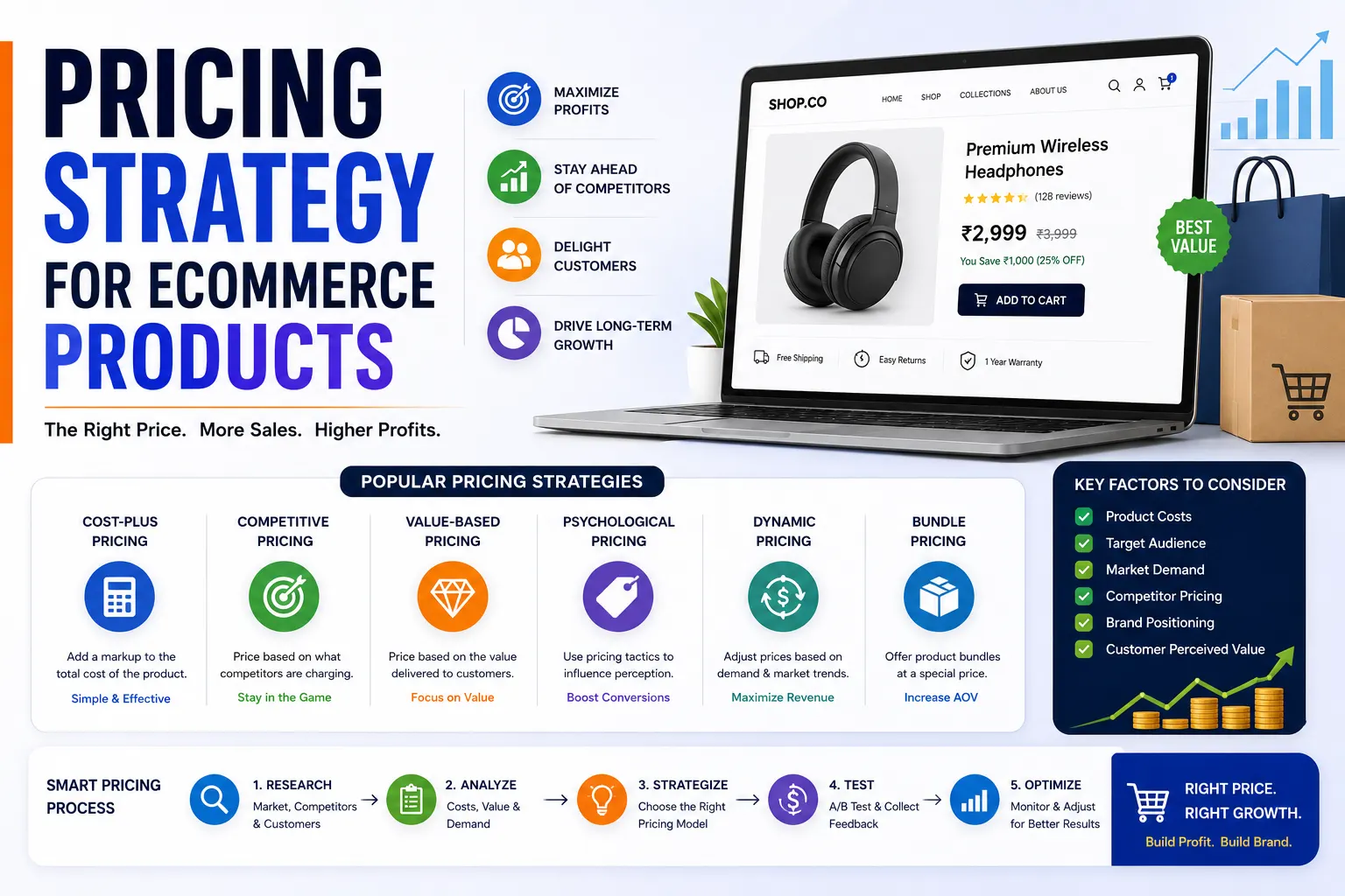 Pricing strategy for ecommerce products to maximize sales, stay competitive and improve profit margins in Coimbatore – Sri Hayavadhana