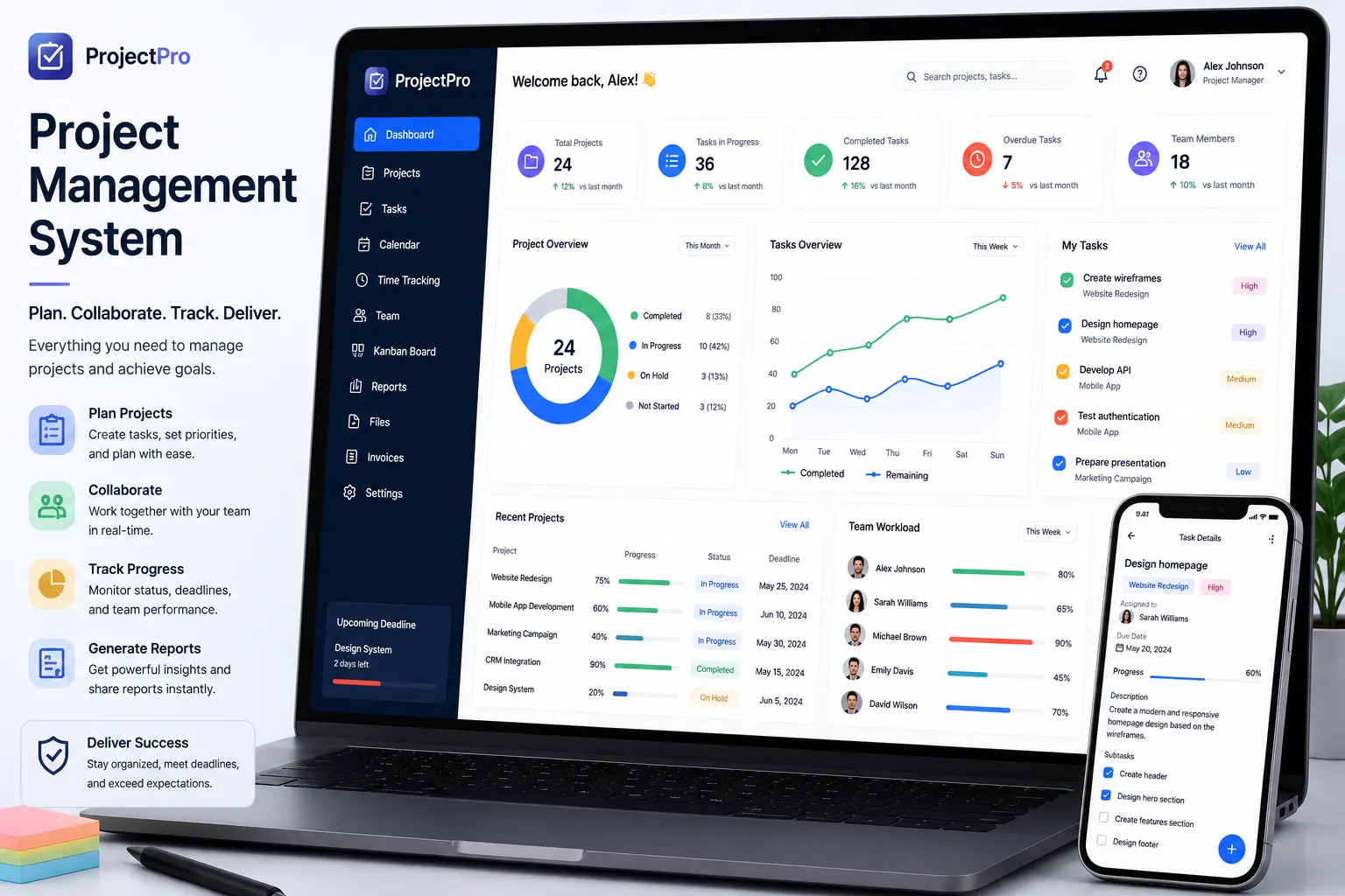 Project Management System Development in Coimbatore – Sri Hayavadhana Custom project management system development for efficient task tracking, team collaboration and workflow automation in Coimbatore – Sri Hayavadhana