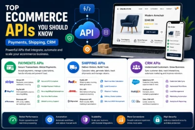 Top ecommerce APIs guide for integrating essential tools and services to enhance online store functionality in Coimbatore – Sri Hayavadhana