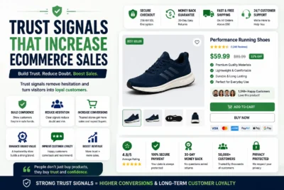 Trust signals that increase ecommerce sales by building customer confidence and reducing purchase hesitation in Coimbatore – Sri Hayavadhana
