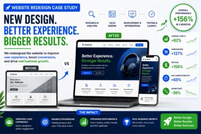 Web redesign case study showcasing how Sri Hayavadhana transformed ecommerce websites to improve performance and boost conversions in Coimbatore